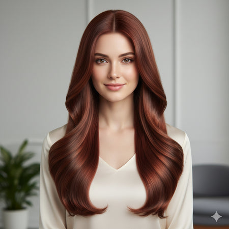 Woman with hydrated long hair - Hair Care Canada