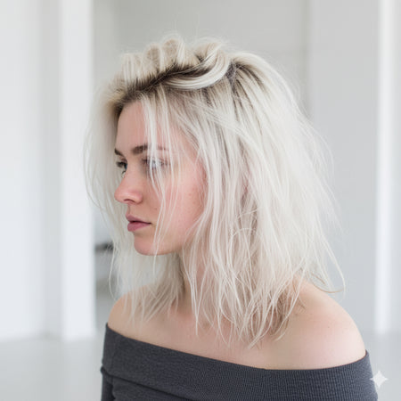Woman with damaged blonde hair - Hair Care Canada