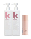 Two Kevin Murphy bottles and a smaller bottle on a white background - Hair Care Canada