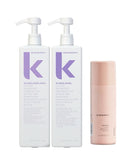 Two Kevin Murphy bottles with a pink bottle on a white background - Hair Care Canada