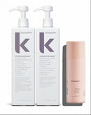 Two Kevin Murphy shampoo bottles and a hair product on a white background - Hair Care Canada