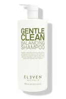 Shampoo bottle labeled 'Gentle Clean Balancing Shampoo' by Eleven Australia on a white background - Hair care Canada