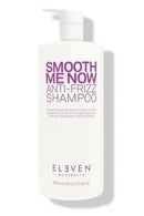 Shampoo bottle labeled 'Smooth Me Now Anti-Frizz Shampoo' by Eleven Australia on a white background - Hair Care Canada