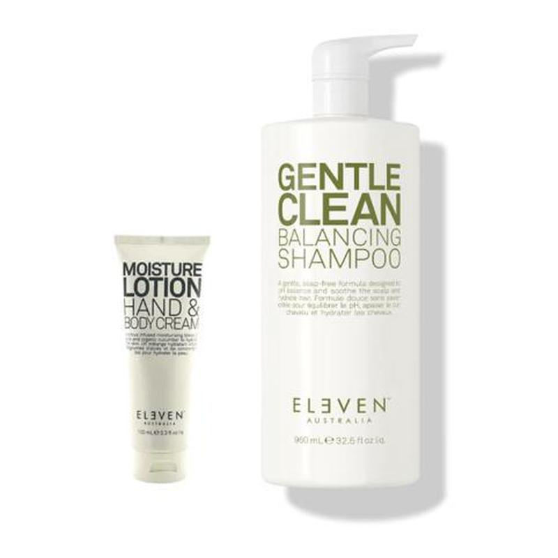 Eleven Gentle Clean Shampoo | Free 100ML Hand & Body Cream