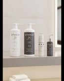 Hair Care Canada Ethica Beauty Total Scalp & Hair Care System kit with shampoo, conditioner, scalp treatment, and mask.