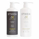 Hair Care Canada Ethica Anti-Aging Shampoo & Conditioner Duo, 946ml salon size bottles with pumps. Promotes hair growth and scalp health.