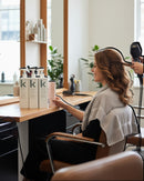 Hair Care Canada Kevin Murphy Blow Dry Wash & Rinse Litre Duo with free Doo.Over spray. Nourishing shampoo and repairing conditioner for heat protection.