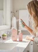 Kevin Murphy Plumping Trio hair care set with shampoo, rinse, and body mass treatment, plus free Heated Defense spray.