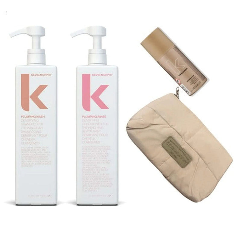 Kevin Murphy Plumping Wash & Rinse Litre Duo Canada | Gift Included – Gift Set Thicker Fuller Hair | Hair Care Canada