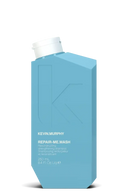 Blue bottle of Kevin Murphy Repair Me Wash on a white background - Hair Care Canada