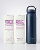 Set of 'Eleven' hair care products including shampoo, conditioner, and a water bottle on a white background - Hair Care Canada